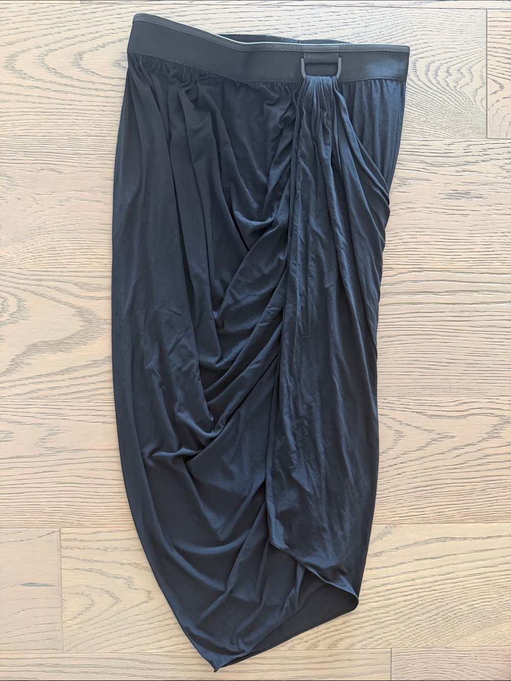 BNWT VTG Y2K Alexander Wang Draped Black Women's Skirt